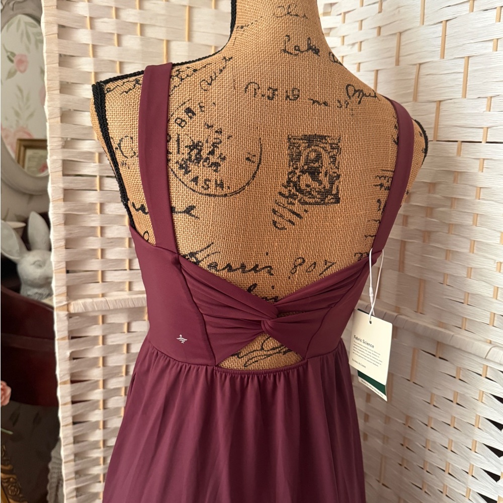 HALARA Burgundy Midi Dress - Picture 3 of 11